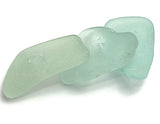 Three Seafoam Genuine Sea Glass Buttons About 1" # BCH-93