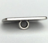 Re-Stocked, Southwest Lizard Gecko Metal Button 15/16" Rectangle, Shank Back, Pack of TWO #SWC-17-2