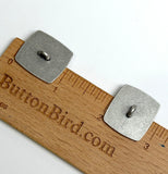 Re-Stocked, Southwest Lizard Gecko Metal Button 15/16" Rectangle, Shank Back, Pack of TWO #SWC-17-2