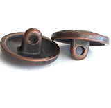Re-Stocked, Copper Desert Rose Flower Button 5/8"  # SWC-6