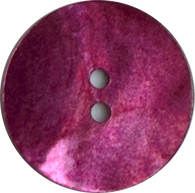 Re-Stocked 7/8" - 15/16" Pink Lilac Pearl Semi-Rustic Shell 2-hole, $3.00 each  #D-478
