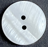 Bulk Deal 50 pcs. White River Shell 13/16" Iridescent 2-hole, 20mm, Pack of 50 #LP-149-50