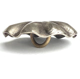 SALE and LAST ONES, 15/16" Southwest Nickel Silver Umbrella Repousse Shank Back Button  # WN216