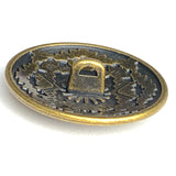 Mountain Sun Brass Concho Style Shank Back Button, 25mm /  1"  #SWC-129