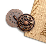 Copper Stars, Kites + Gears Cut-Out Button, 7/8" / 22mm  #SWC-130