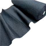 LARGE FULL BOLT of Vintage Black/Blues Thick Silk Kasuri Tsumugi, Japan, 15" Wide, 22+ yards #568