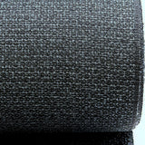 LARGE FULL BOLT of Vintage Black/Blues Thick Silk Kasuri Tsumugi, Japan, 15" Wide, 22+ yards #568