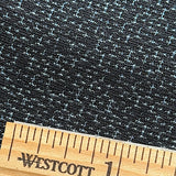 LARGE FULL BOLT of Vintage Black/Blues Thick Silk Kasuri Tsumugi, Japan, 15" Wide, 22+ yards #568