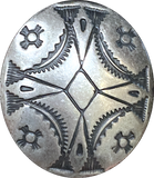 Four Rivers Oval Concho Button 1-3/8"x 1-1/8" with Large Shank  #SW-324-QB-119