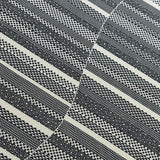 Meandering Through Strata, Tango Chirimen Vintage Komon Kimono Silk Stripe Print from Japan By the Yard  #569