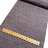 Slubby Purple/Black Yuki Tsumugi Vintage Handwoven Kimono Silk from Japan By the Yard   #844