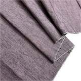 Slubby Purple/Black Yuki Tsumugi Vintage Handwoven Kimono Silk from Japan By the Yard   #844