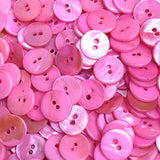 Pink Shell  7/16", Pack of 30 Buttons,  11.5mm, #LP-131