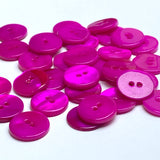Magenta Dark Pink Shell  7/16", Pack of 30 Buttons,  11.5mm, #LP-132