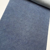 Blue Waves Tiny Edo Komon Print Vintage Kimono Chirimen Silk Crepe from Japan By the Yard   #846
