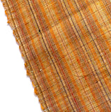 Butternut Rainbow Slubby-Textured Handwoven Tsumugi Kimono Silk from Japan By the Yard, #530