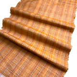 Butternut Rainbow Slubby-Textured Handwoven Tsumugi Kimono Silk from Japan By the Yard, #530