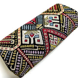 Maroon, Black, and Gold Obi, Heavy Thick Silk and Metallic from Japan #532