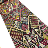 Maroon, Black, and Gold Obi, Heavy Thick Silk and Metallic from Japan #532