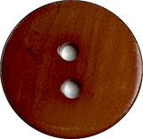 Brown River Shell 5/8" 2-Hole Button, Slightly Coppery, Pack of 8  #SK-1769-BR