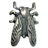 Running Low, Bee Button, Silver Metal 3/4" Shank Back  #SWC-54