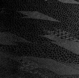 Black on Black Origami Jacquard Drapey Vintage Kimono Silk from Japan By the Yard # 537