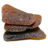 Set of Three Brown Sea Glass Buttons About 1"  # BCH-104