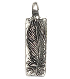 Feather, Pewter Pendant from Green Girl Studios 1-1/8" #G-409