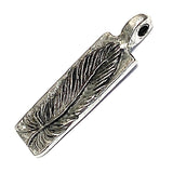 Feather, Pewter Pendant from Green Girl Studios 1-1/8" #G-409