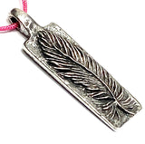 Feather, Pewter Pendant from Green Girl Studios 1-1/8" #G-409