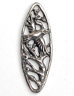 Filigree Bird from Green Girl Studios Pewter  1.5" #G-491