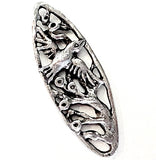 Filigree Bird from Green Girl Studios Pewter  1.5" #G-491