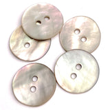 Beige Velvet Pastel Rainbow Agoya Shell 9/16" 2-hole Button, Pack of 8 for $7.20 Moonrise  #SK-1215
