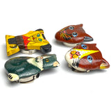 CATS Vintage Wood Folk Art Set of Four Button Covers #MV-59