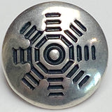 STERLING Southwest Echo 1/2" Button, Shank Back, #SW-418