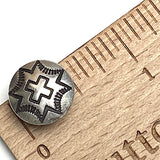 STERLING Southwest Cross 1/2" Button, SCREW Back, #SW-419