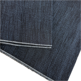 Indigo Sleet Melange, Vintage Midnight Dark Blue/Black Kimono Silk From Japan By the Yard  #332