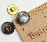 STERLING Small Southwest Sunflower Screw-Back 1/2" #SW-422