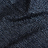 Indigo Sleet Melange, Vintage Midnight Dark Blue/Black Kimono Silk From Japan By the Yard  #332