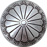 STERLING Small Southwest Sunflower Screw-Back 1/2" #SW-422