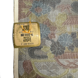Gardens and Village in the Mist Oshima Tsumugi Vintage Kimono Silk from Japan By the Yard #334