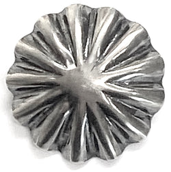 Southwest Repousse Button Nickel Silver Shank Back 3/4"  # WN204
