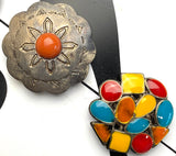 Card of 6 Eclectic NONY Button Covers 1" to 1.25" Possibly Vintage #MV-60