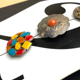 Card of 6 Eclectic NONY Button Covers 1" to 1.25" Possibly Vintage #MV-60