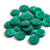 Pack of 24 Faux MOP Shell 2-Hole Buttons, Emerald 9/16" / 14mm  #SK-1919