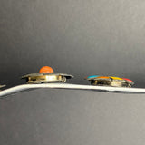 Card of 6 Eclectic NONY Button Covers 1" to 1.25" Possibly Vintage #MV-60