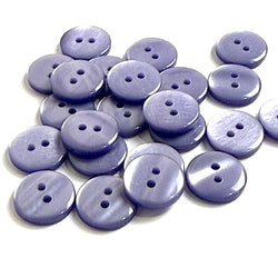Pack of 24 Faux MOP Shell 2-Hole Buttons, Purple 9/16" / 14mm  #SK-1923