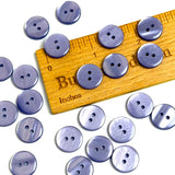 Pack of 24 Faux MOP Shell 2-Hole Buttons, Purple 9/16" / 14mm  #SK-1923