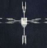 Black/White Ikat 4x5 Grid Cotton Handloom from India, By the Yard.  #CHL-22