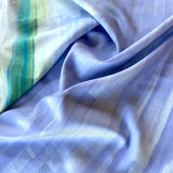Running Low, Light Blue, Cotton/Silk Blend, "Touch a Cord" Naomi Ito/Nani Iro Japan, 47" Wide By the Yard #391 B